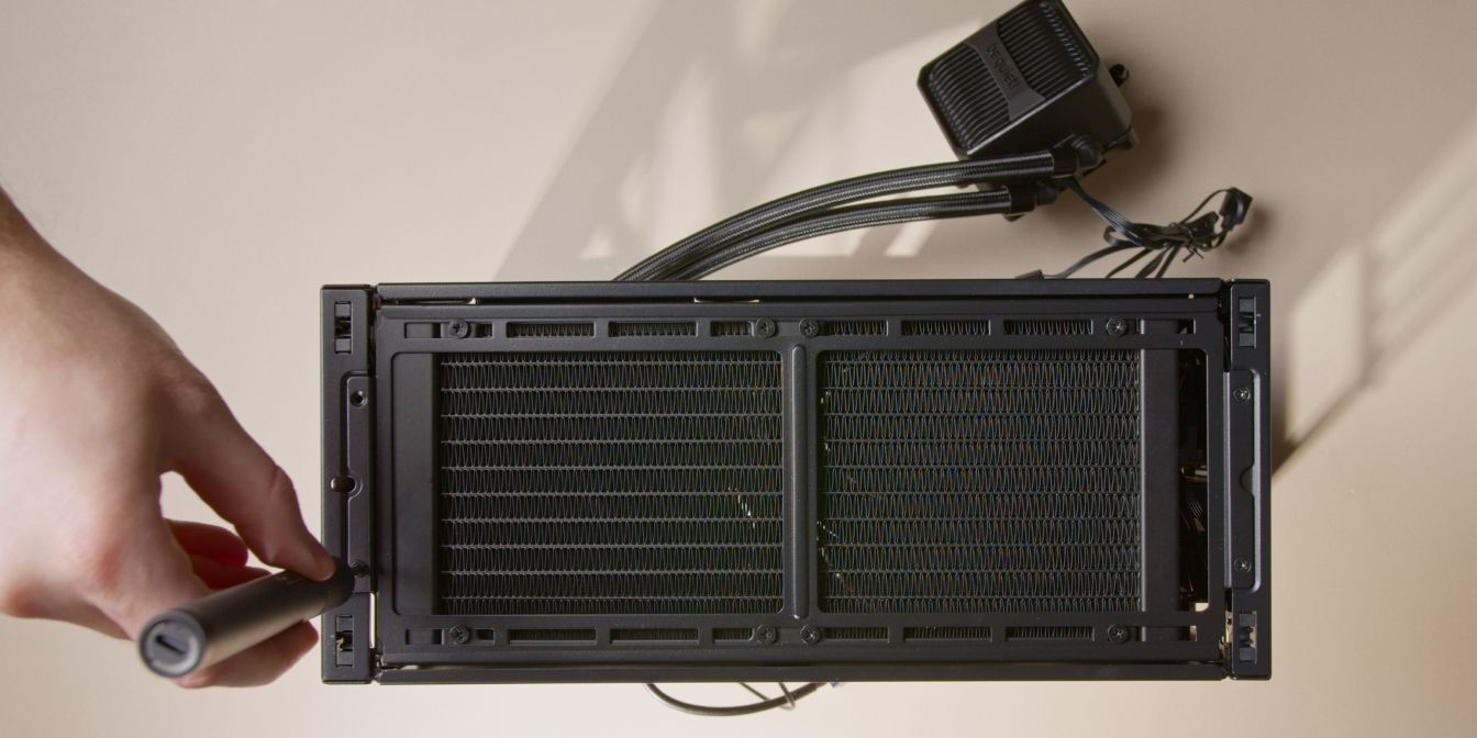 A4-H2O radiator bracket installation