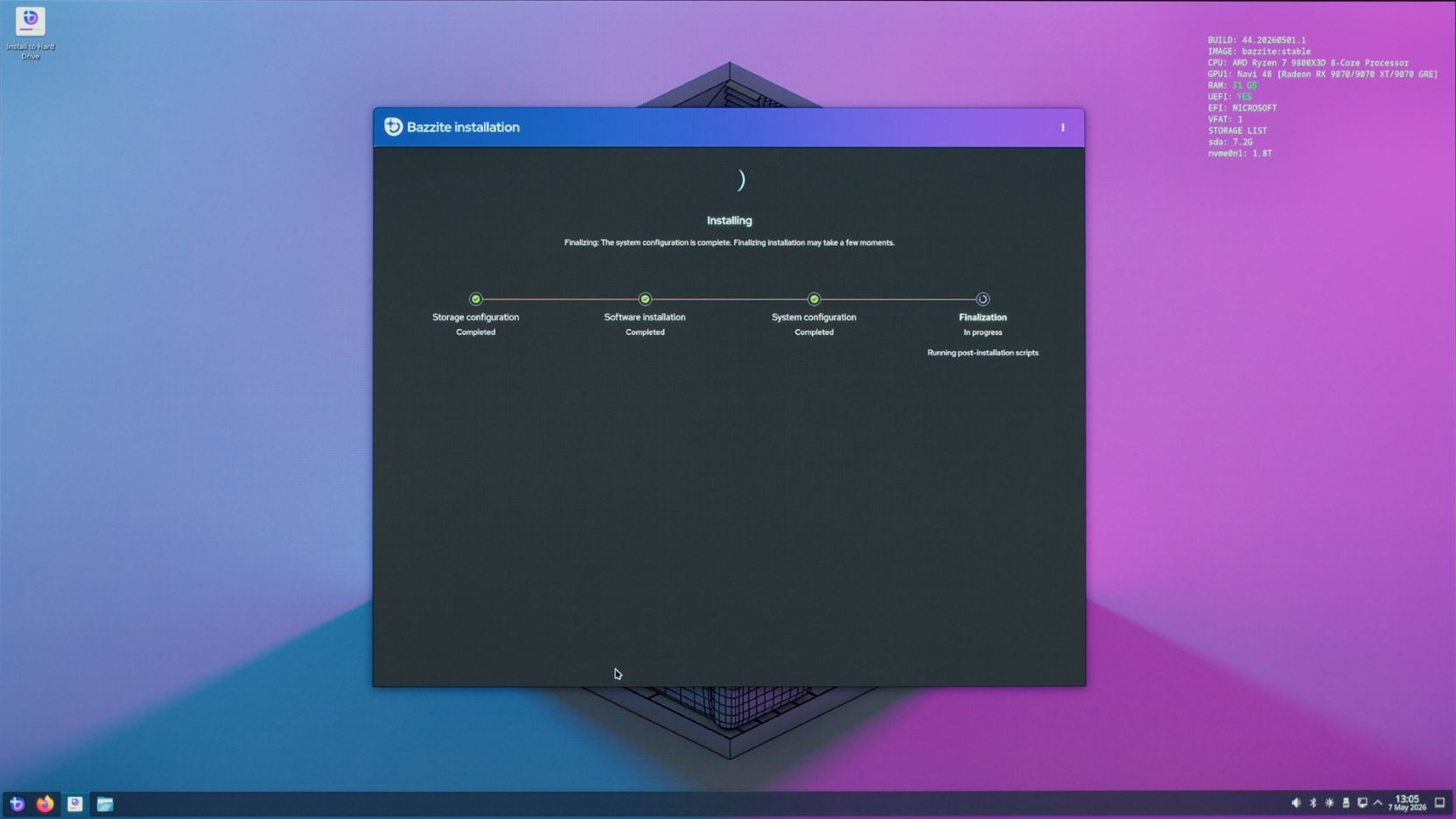 Bazzite OS Install