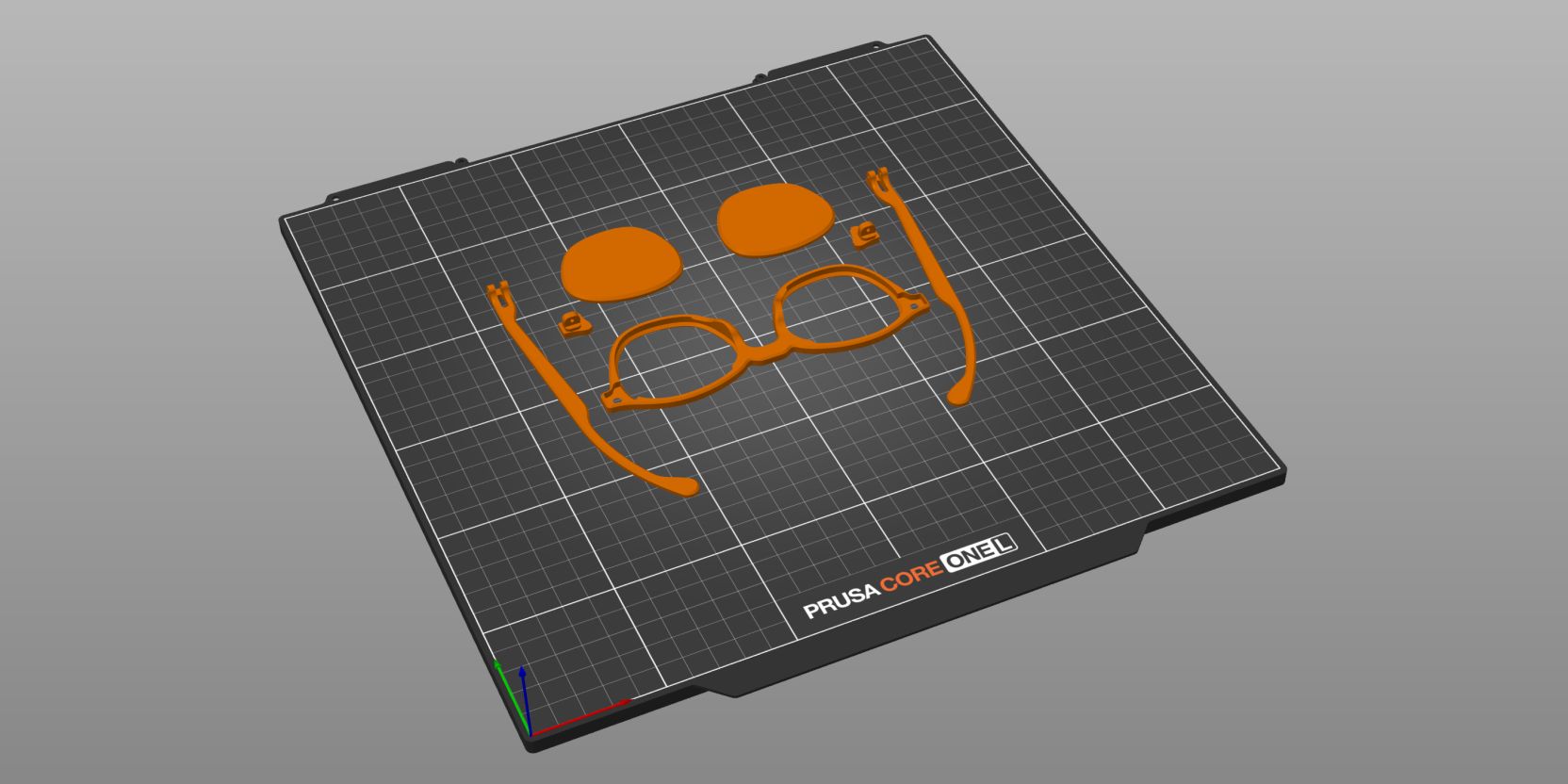 Hitomi frames 3D print plate